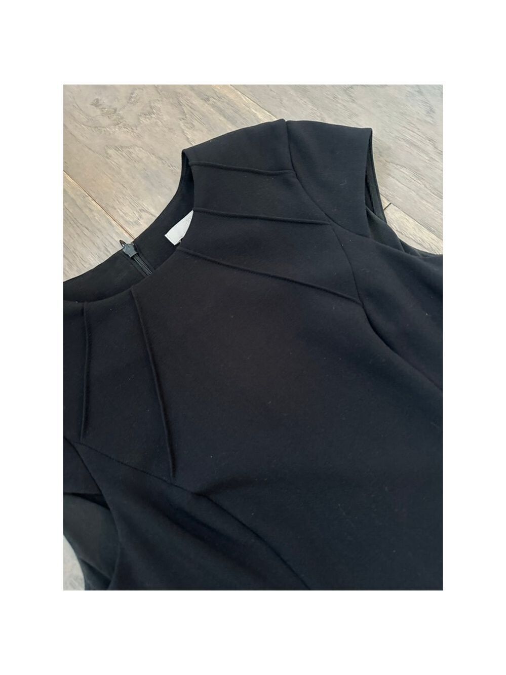 H&M Black Sheath Midi Dress Size 0 - Picture 9 of 13
